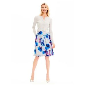 Banana Republic watercolor floral skirt